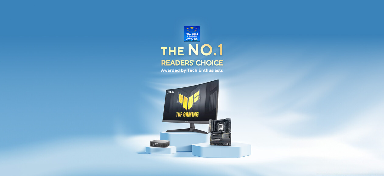 It's EHA Reader Awards 2024 which was voted by 20 million readers from European Hardware Association, and this year, we have 3 product categories been voted as the best, include MB, Gaming LCD, and Mini PCs.